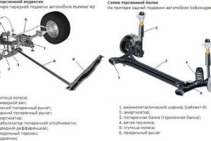Торсионная подвеска и принцип ее работы