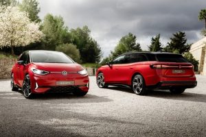 Представлены мощные модели Volkswagen ID.3 GTX и ID.7 GTX Tourer