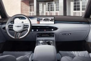 Genesis GV70 2024: рестайлинг принес новый салон. Первые фото и подробности