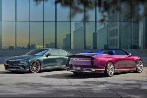 На базе седана Genesis G90 подготовлены купе и кабриолет