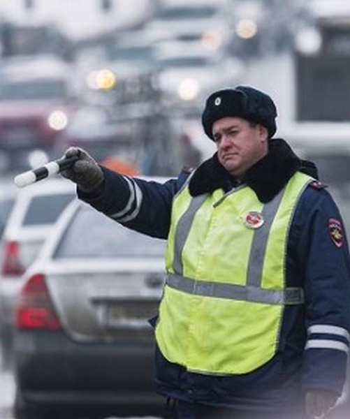 Объезд препятствия слева