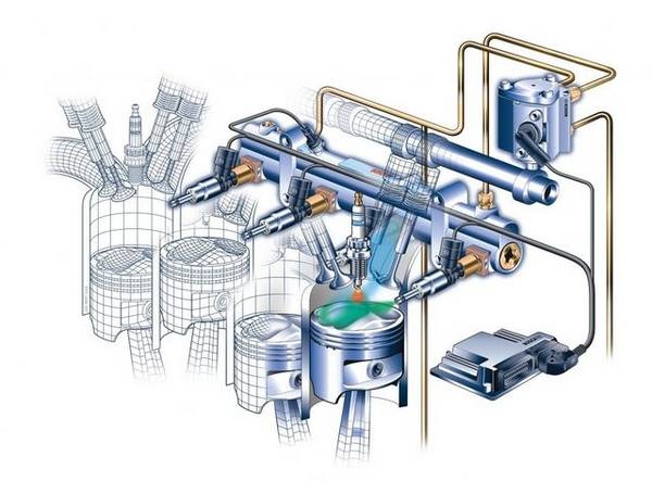 Компоненты системы питания инжекторного двигателя и разновидности конструкций