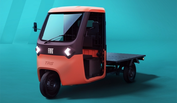 Представлен трехколесный грузовичок Fiat Tris